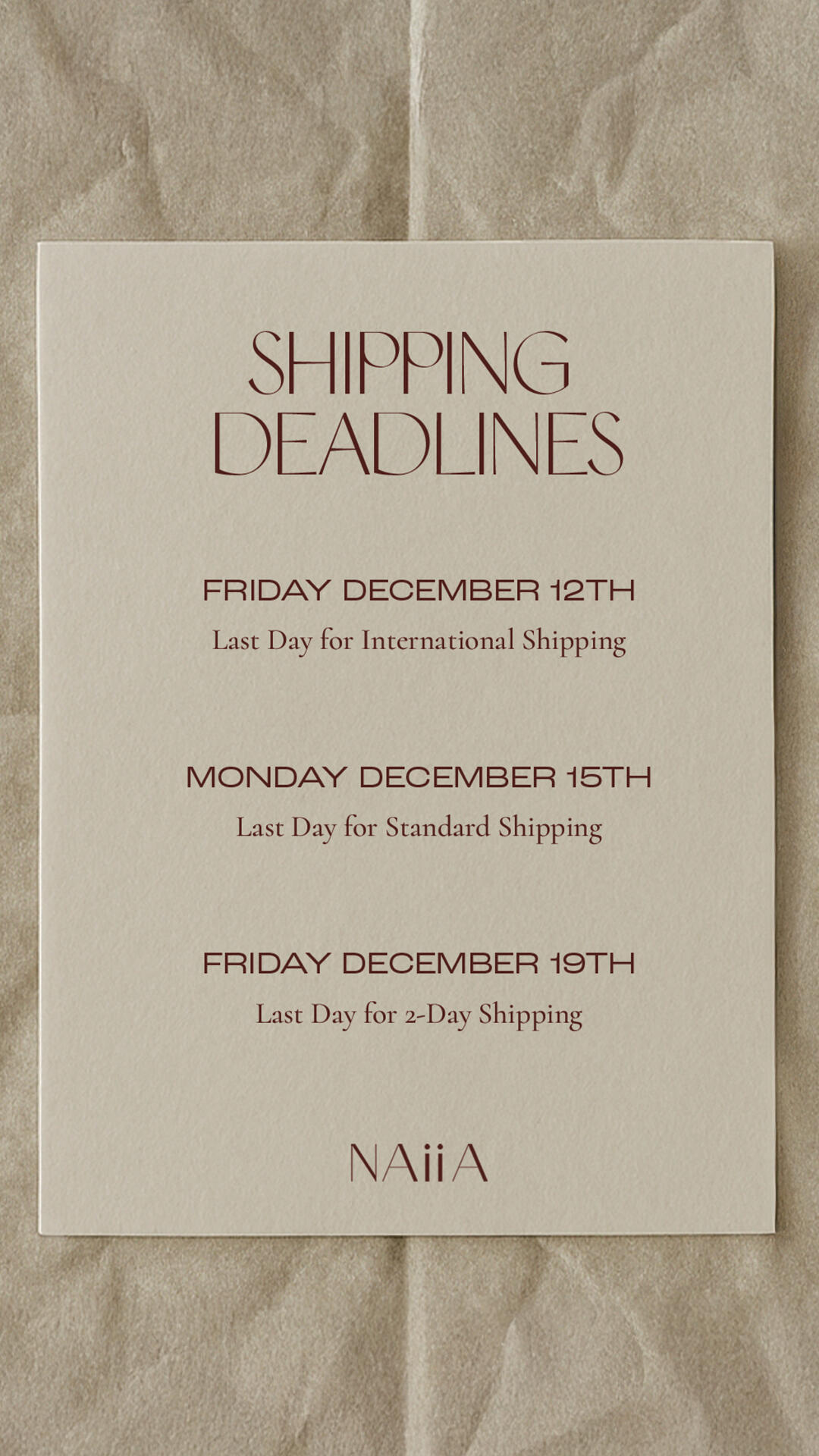 Organic Social + Email, Design